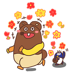 歯を一つしか持ってないクマちゃん
