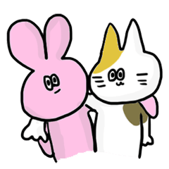 ねことうさぎ
