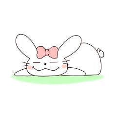 うさぎのりぼん