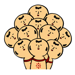 カヂシロこけし