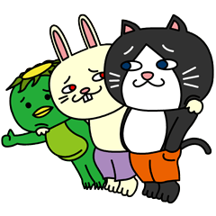 (78)Cats&Kappa Stamp 2