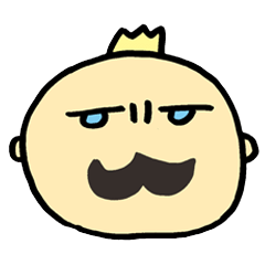 ヒゲ赤ちゃん