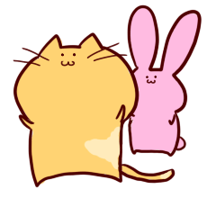 ねことうさぎ