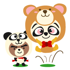 パンダのパンとクマのベイ