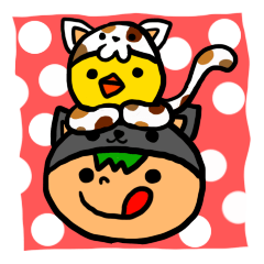 かぶりものネコ