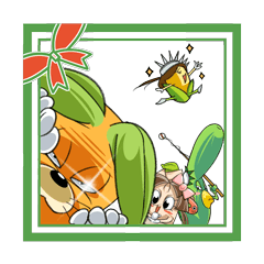 飛び出す 野菜スタンプ!