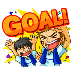 勝利をつかめ!サッカー応援!