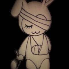 敗けないウサギ