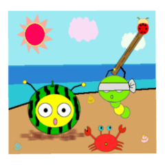 ハッピー＆イモッピー　夏バージョン