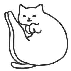 ねこがみている
