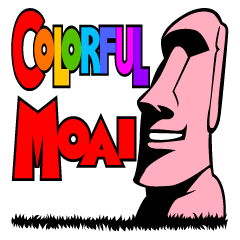 COLORFUL MOAI