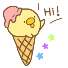 こなれたひよこ。