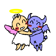 天使ちゃんと悪魔ちゃん