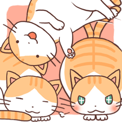 茶トラ猫スタンプ