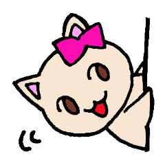 リボンにゃんこ