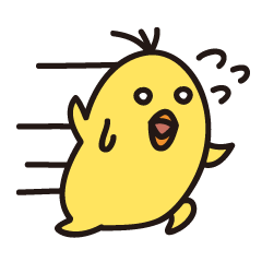 小さい！ひよこのミニスタンプ