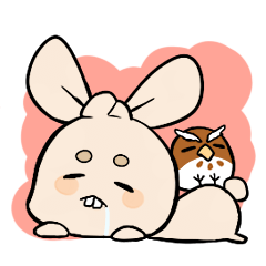 うさぎのまめ汰&ほろ助