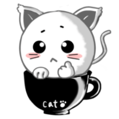 A Cup of White and Black