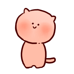 ぴんくの毛玉