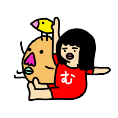 むーさん&鼻デカくん 一言スタンプ