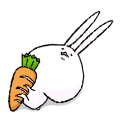 しもぶくれうさぎ2