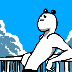 屋上ぱんだ