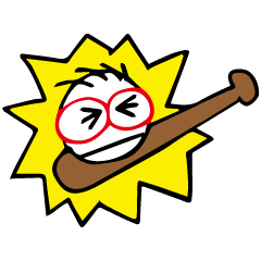 野球大好きキラくん。