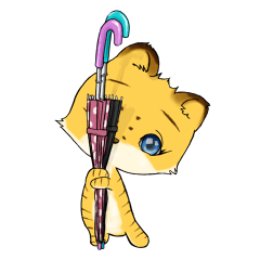 Littlel Liger-chan and Momo-chan
