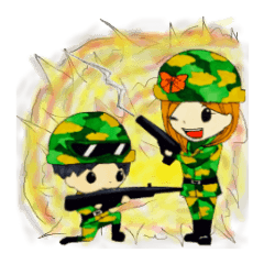 突撃 ! 陸kun & 渚chan サバイバル ver