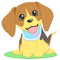 犬々 フェルト風