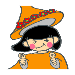 魔法使い見習い、みかんチャン!