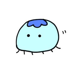 ぷにょぷにょクラゲスタンプ