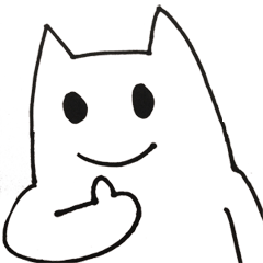 不思議でシュールなネコ