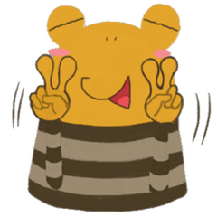 しましまカエル