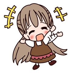 茶色が大好きな少女、茶子。