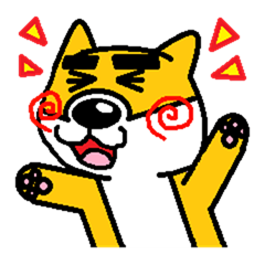 活動的なシバイヌ
