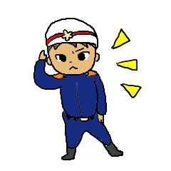 働く男 消防士編