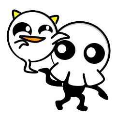 オバケちゃんとガイコツくん