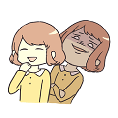 あざとい!?女子スタンプ