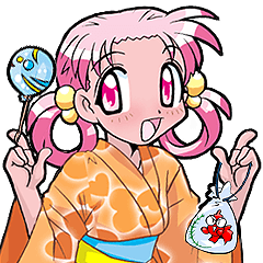 【女の子向け】浴衣&巫女夏祭りバージョン