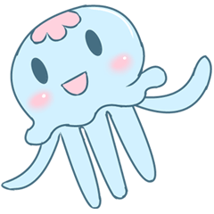 ゆらゆらカラフル海月(くらげ)ちゃん