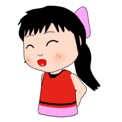 のんちゃん ポニーテール(文字あり)