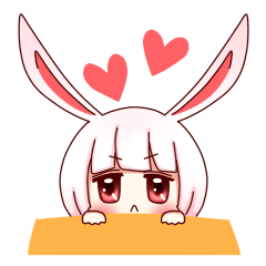 白うさぎのユキちゃん