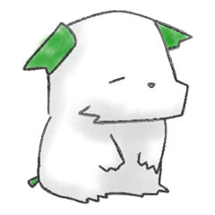みどりいぬスタンプ