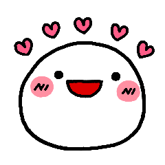 しろたんゴコロ　丸くて白い、たぶん生き物