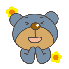 ブルゥくんのスタンプ