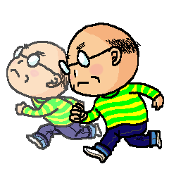 ちっさいおっさん、ふたつでひとつ。