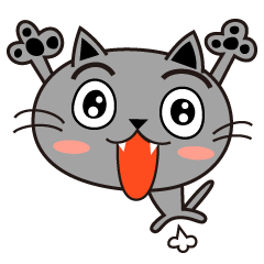 黒ネコノコノコ