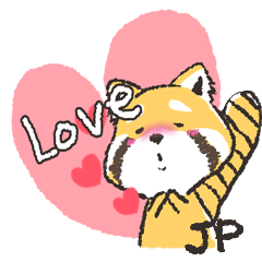 小熊猫スタンプ（日本語版)