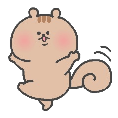 まきしっぽのリス